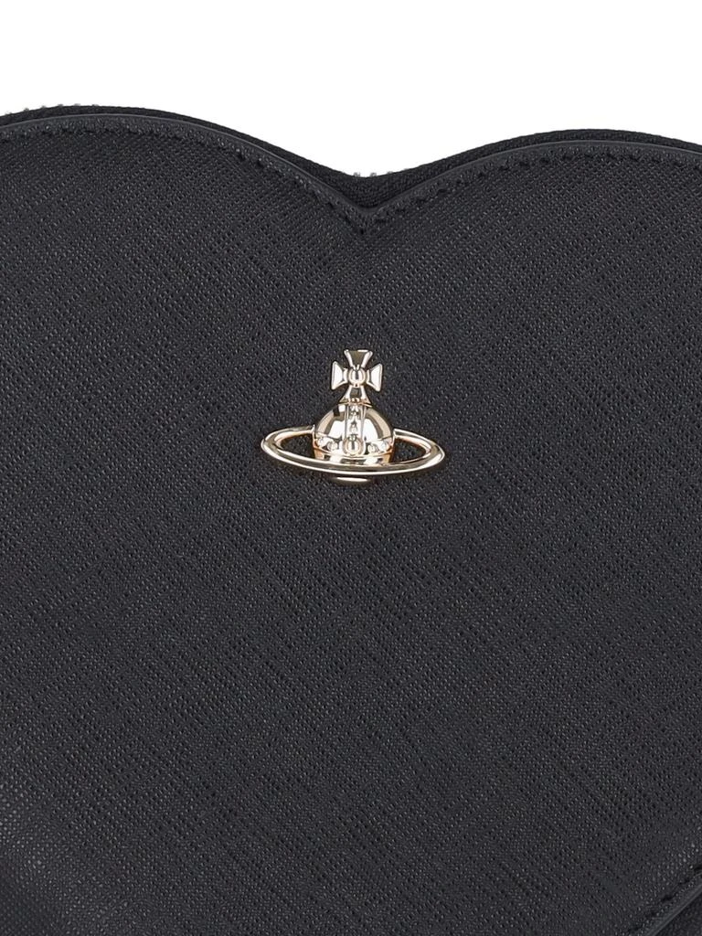 Vivienne Westwood Vivienne Westwood Heart Shaped Zip-Up Crossbody Bag 5