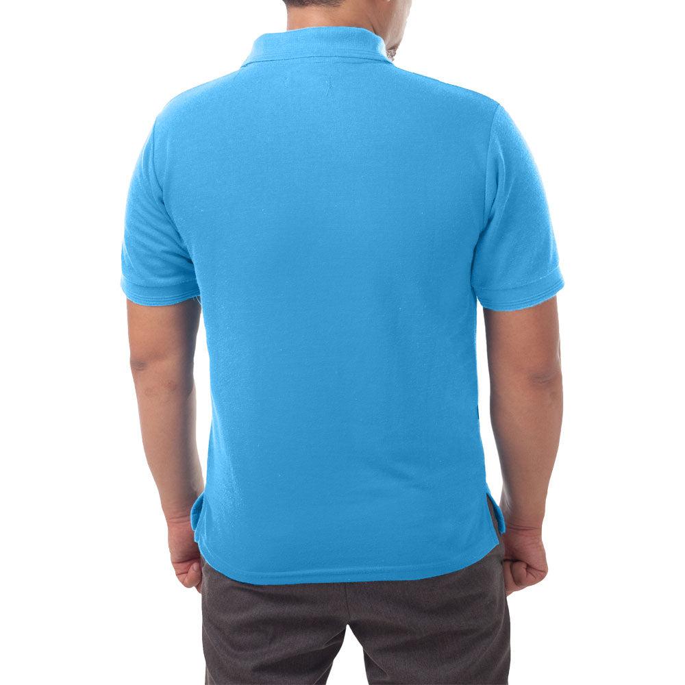 Page & Tuttle Solid Jersey Short Sleeve Polo Shirt
