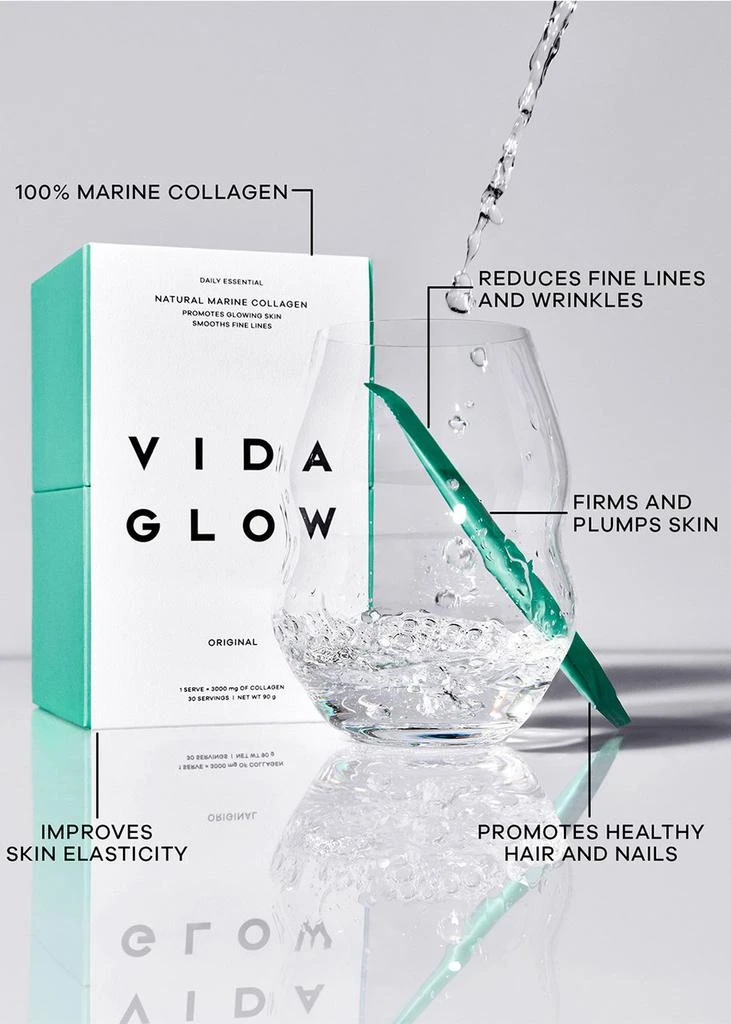 Vida Glow Natural Marine Collagen Sachets Peach 4