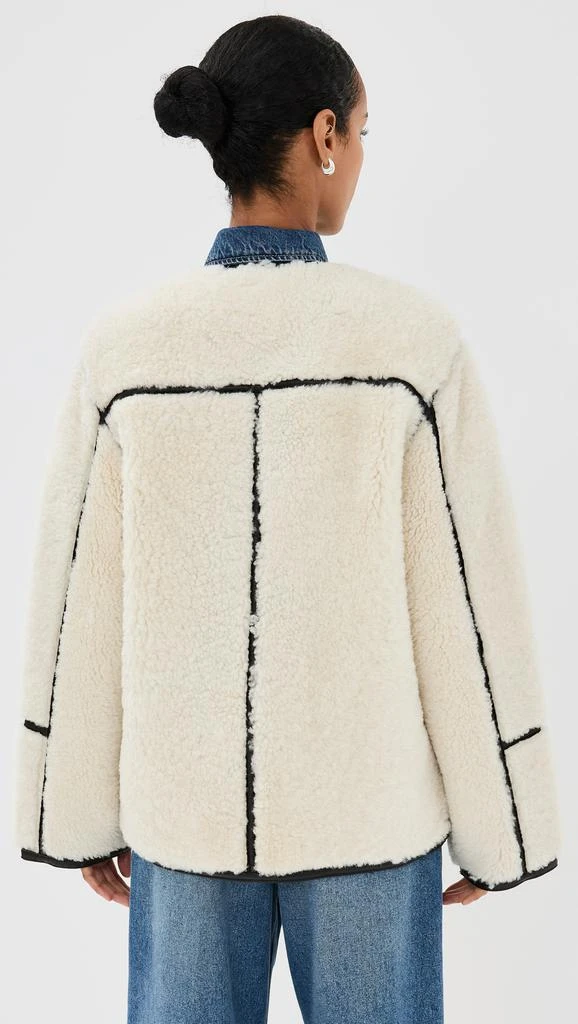VERONICA BEARD Anya Reversible Shearling Coat 2