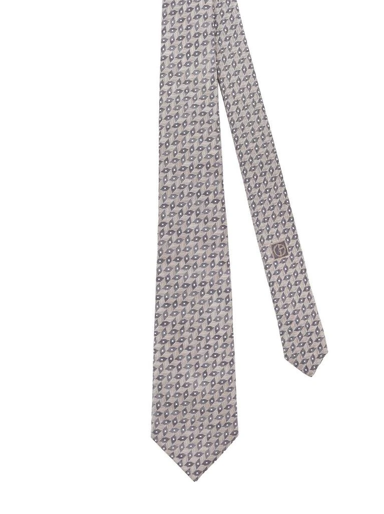 Giorgio Armani Giorgio Armani All Over Micro Patterned Pointed Tip Tie 2