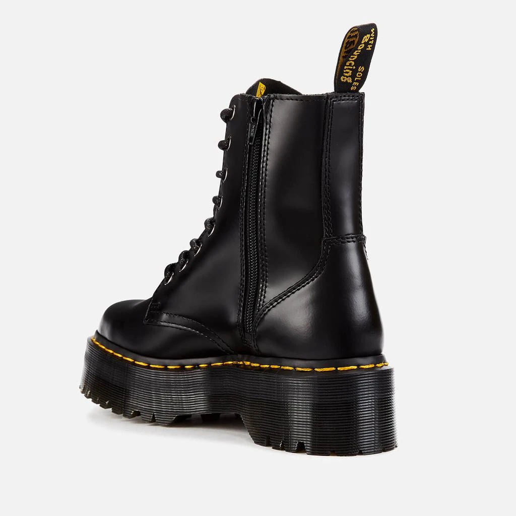 Dr. Martens Jadon Unisex Smooth Leather Boots - Black 3