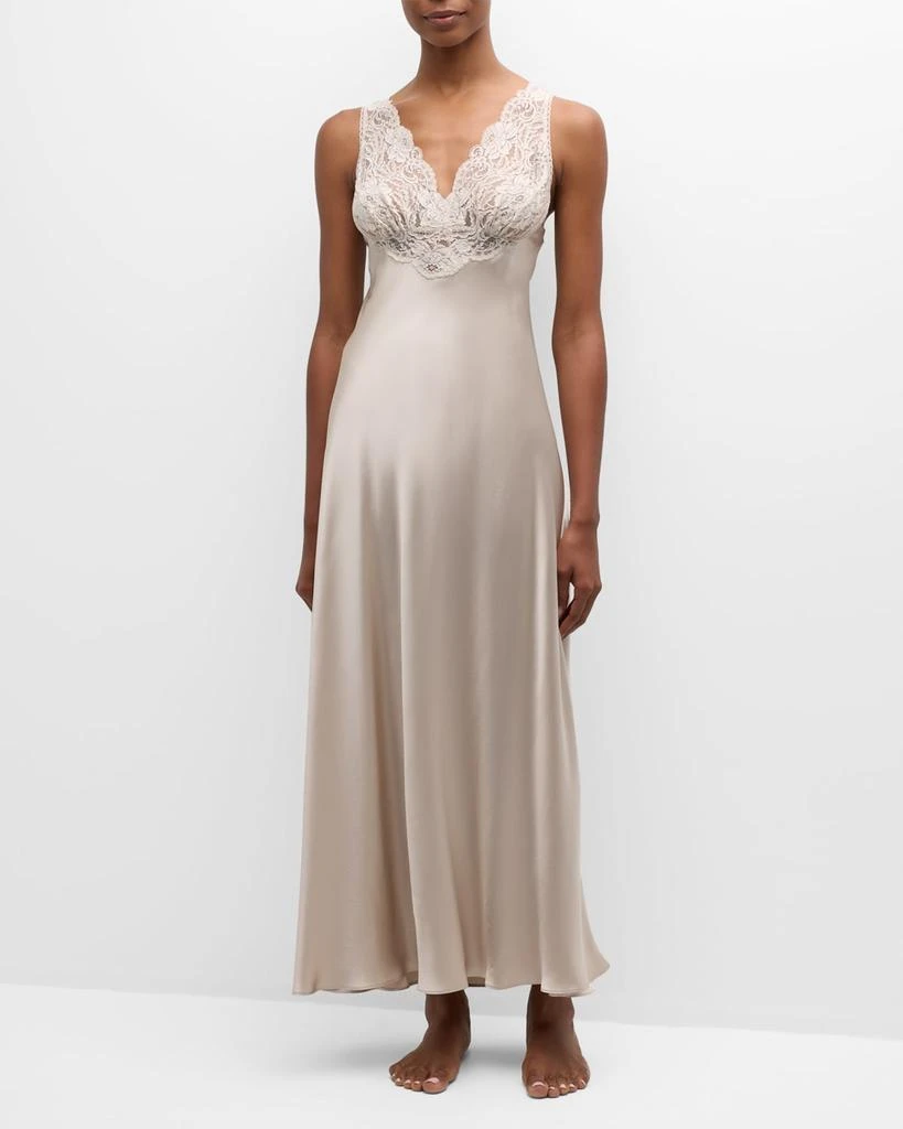 Christine Lingerie Bijoux Lace-Trim Nightgown 3