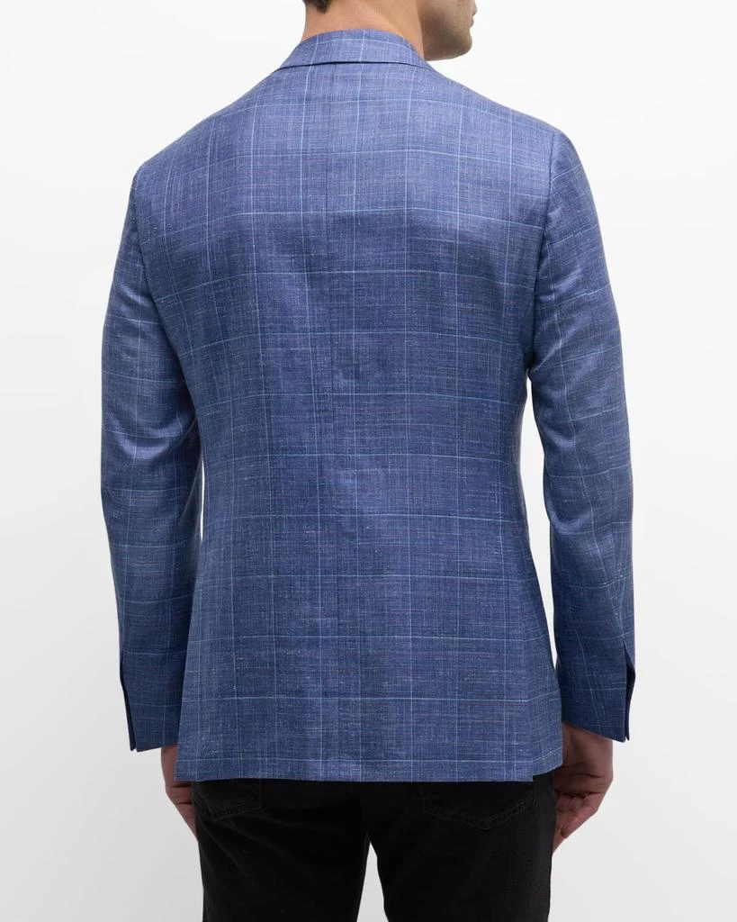 Canali Men's Windowpane Sport Coat 5