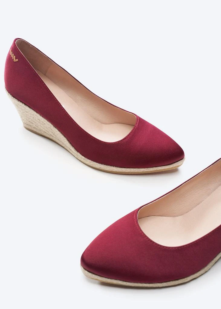 Viscata Roses Limited Edition Silk U Cut Espadrille Wedges 2