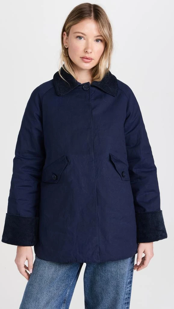 ALIGNE Betty Reversible Wax Coat 7
