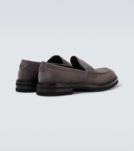 Dolce 
Gabbana Altavilla suede penny loafers 6