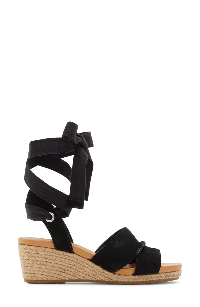 UGG Taia Ankle Tie Wedge Sandal 4