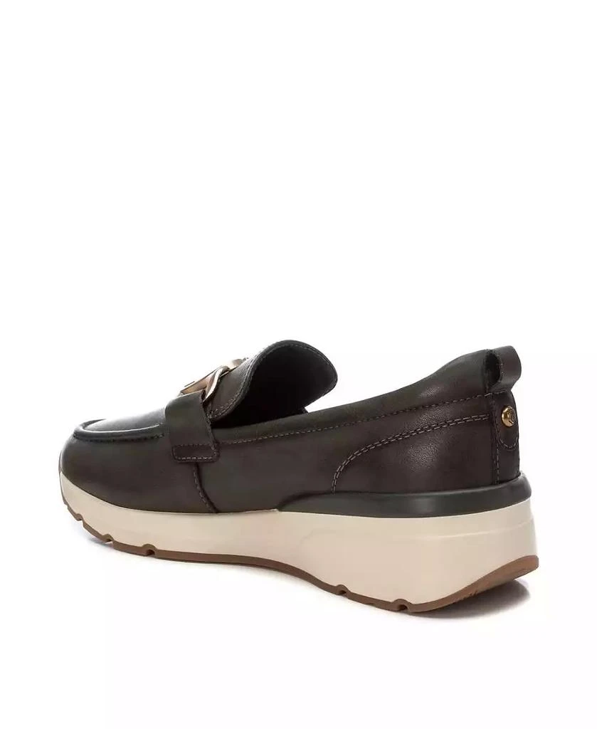 XTI Carmela Leather Collection Women's Wedge Moccasins 4
