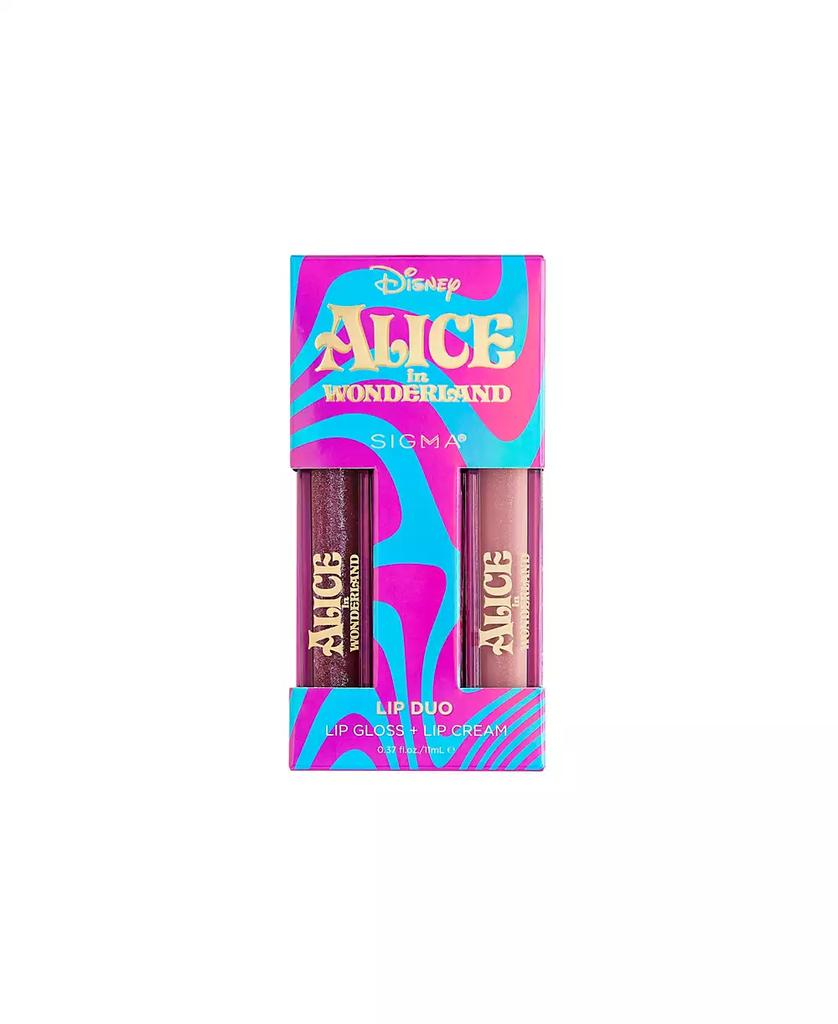 Sigma Beauty Disney Alice in Wonderland Lip Duo, 0.37 fl oz.