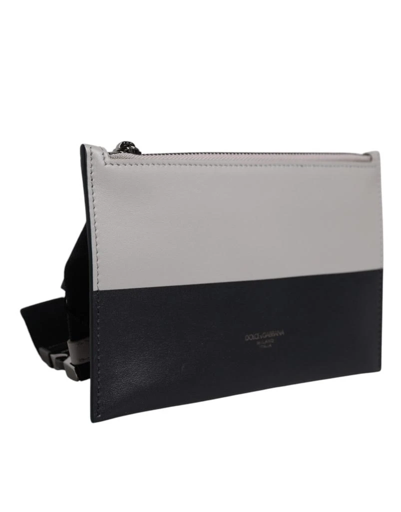 Dolce & Gabbana Leather Logo Embossed Crossbody Men's Bag 3