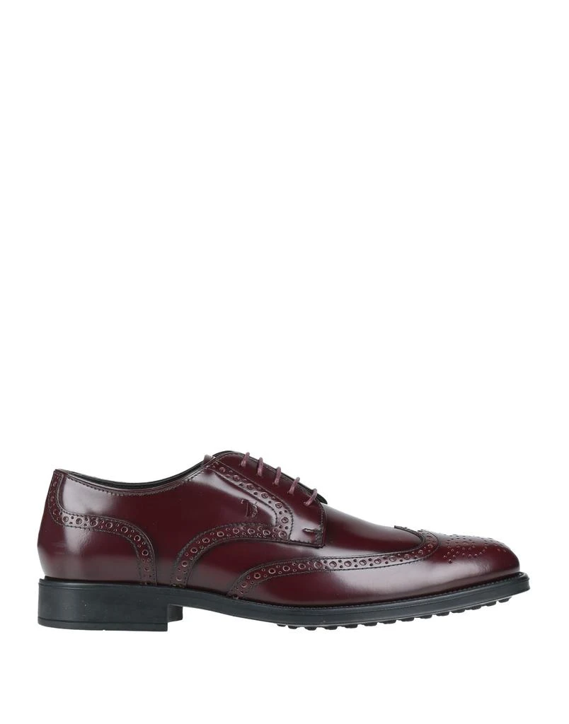 Tods Refined Brown Leather Lace-Up Shoes - NWT TOD main image 4
