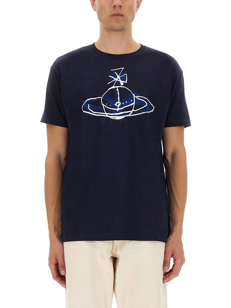 【関税込み】Vivienne Westwood イエロー Orb Tシャツ orb イエロー（黄色）系 Vivienne Westwood(ヴィヴィアン