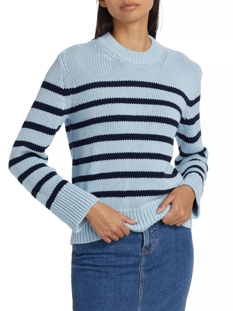 Rails Alise Striped Cotton Crewneck Sweater 3