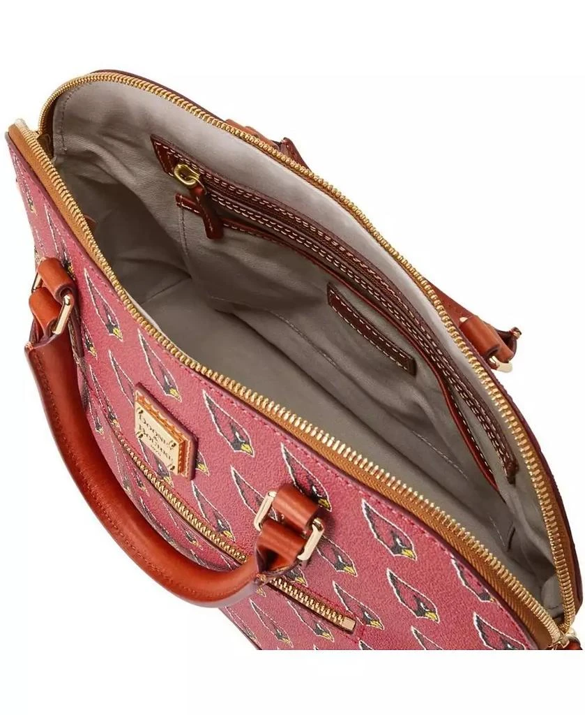 Dooney & Bourke Women's Arizona Cardinals Signature Domed Zip Satchel Purse 3