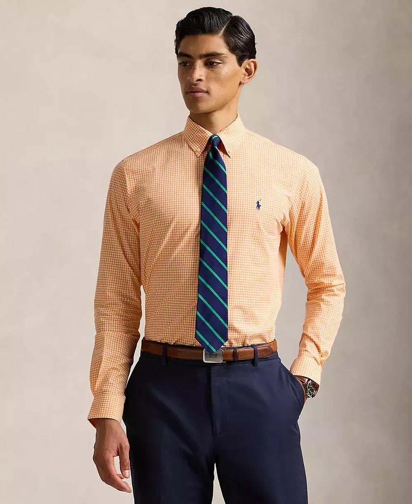 Ralph Lauren Men's Classic-Fit Gingham Stretch Poplin Shirt 1