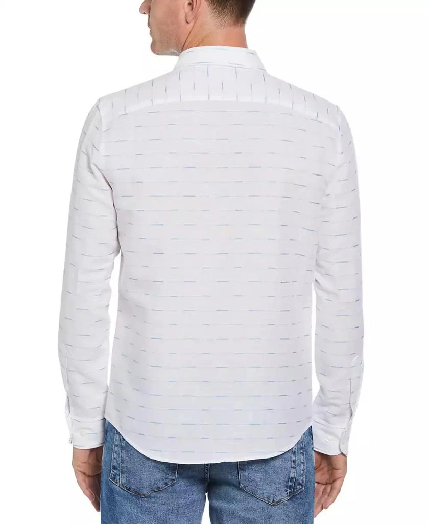 Perry Ellis Men's Untucked Dobby-Weave Shirt 2