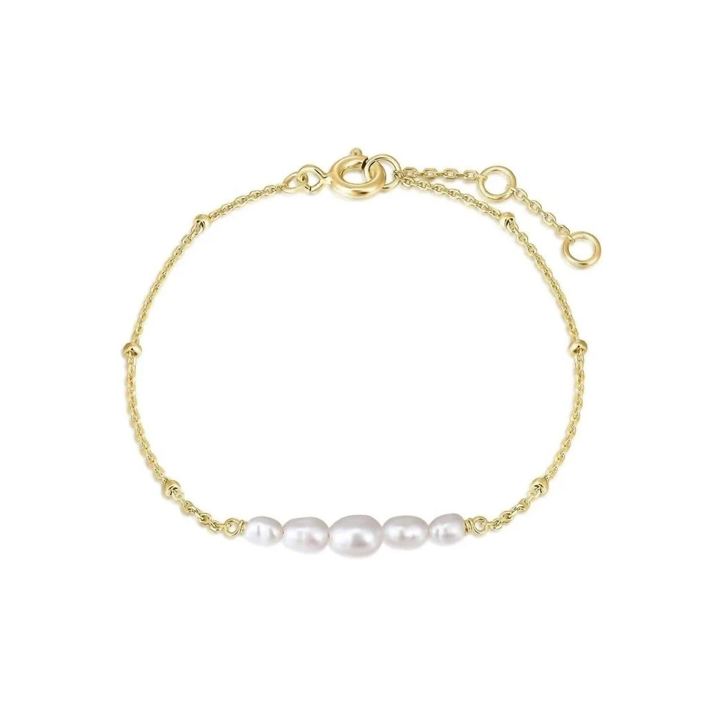 eklexic Eklexic - Women
s Micro Clustered Pearl
Bead Bracelet