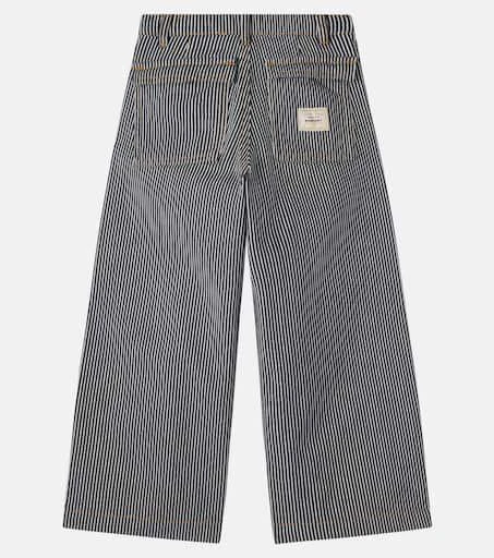 Bonpoint Jingle striped wide-leg jeans 2