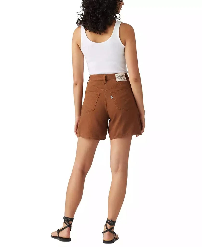 Levi's Premium Women's Cotton High Rise Baggy Shorts 4