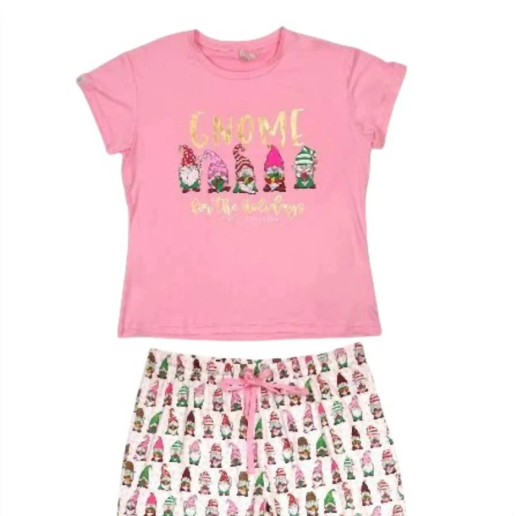 Simply Southern Simply Southern - Youth Girls Gnome Graphic Pajama Set 2
