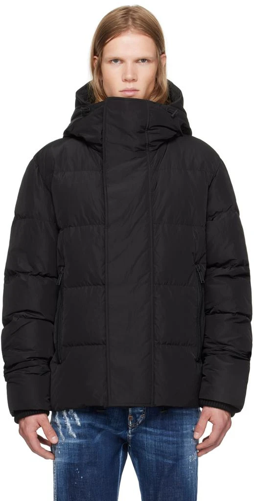 DSQUARED2 Black Road Man Bomber Down Jacket 1