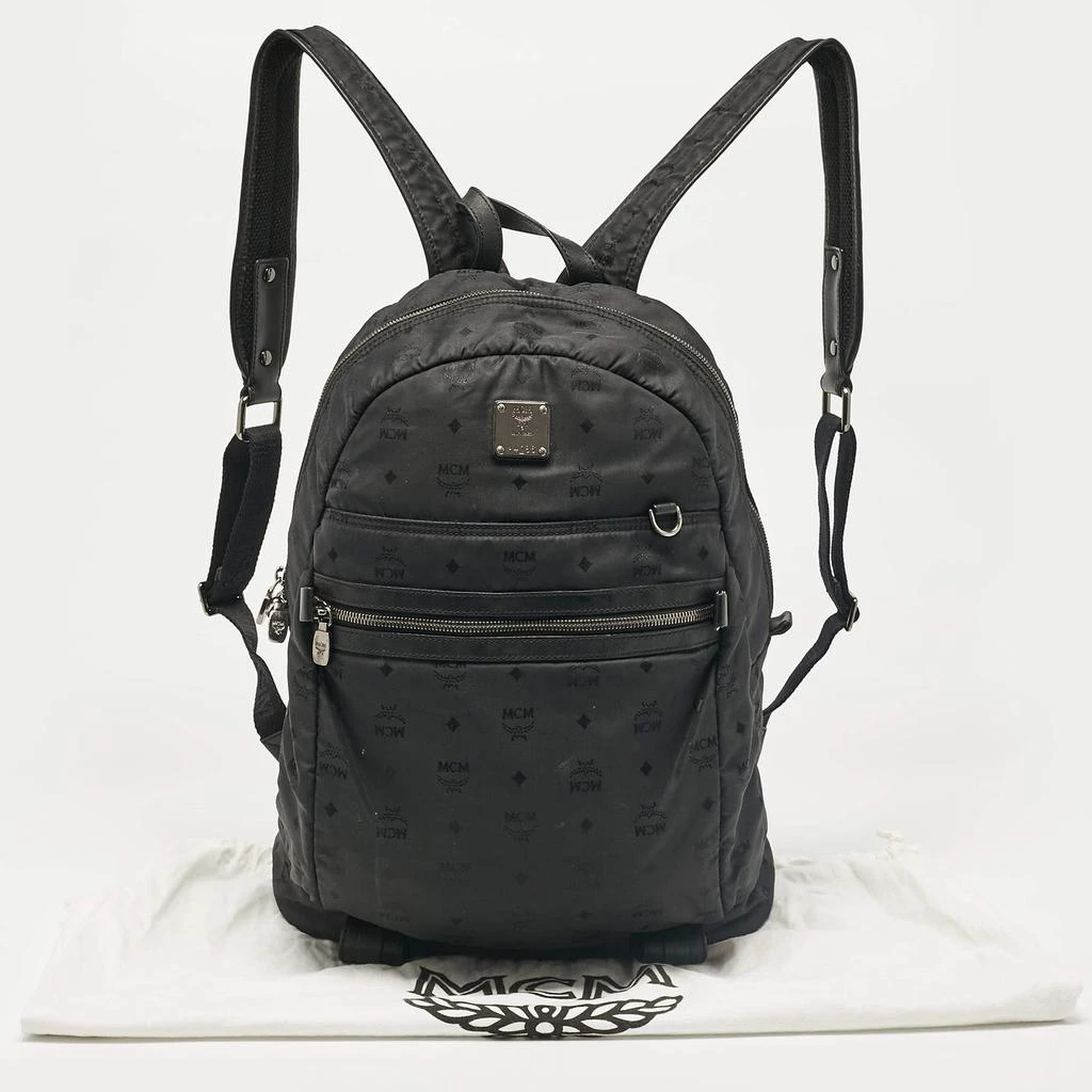 MCM MCM Black Visetos Nylon Stark Backpack 13