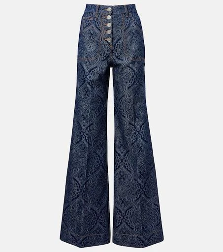 ETRO Pegaso high-rise flared jeans 1