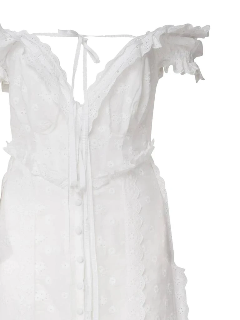 for Love & Lemons Marlowe Midi Dress In White 5