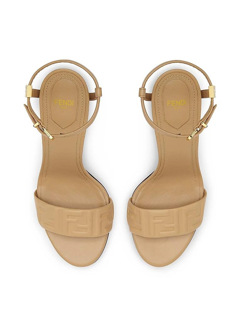 Fendi Delfina 95MM Leather Sandals 4