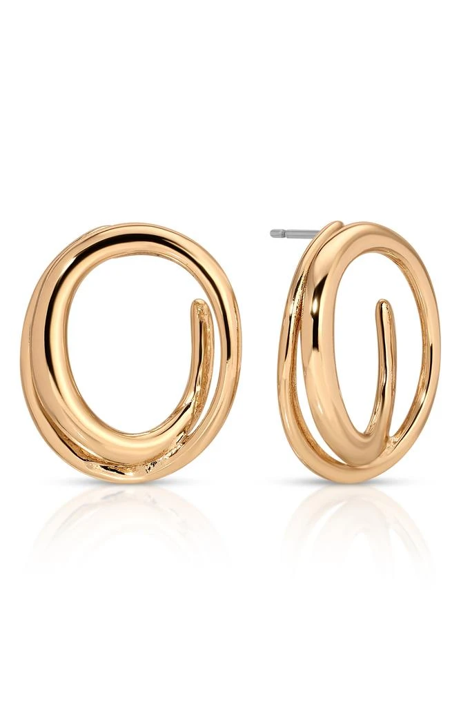 Ettika Jewelry Swirl Stud Earrings