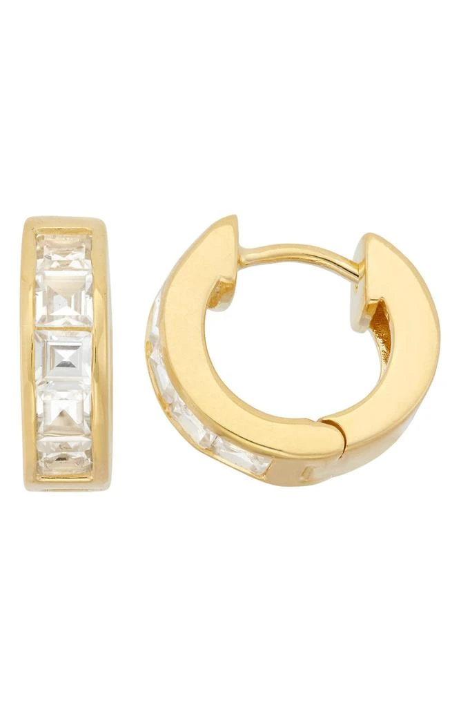 FZN Gemstone Huggie Hoop Earrings