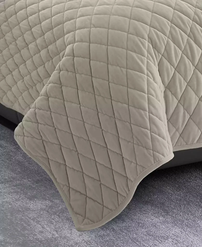Vera Wang CLOSEOUT! Diamond Velvet Reversible 3 Piece Quilt Set 3