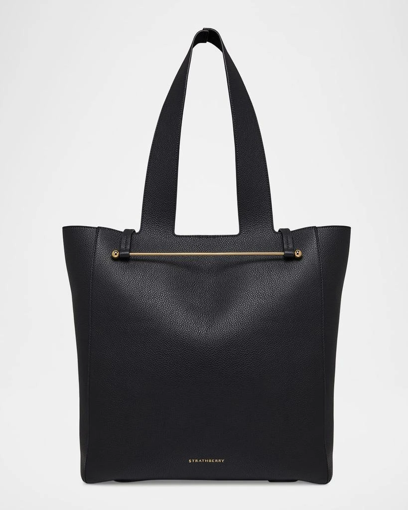 Strathberry Melody Grained Leather Tote Bag 1