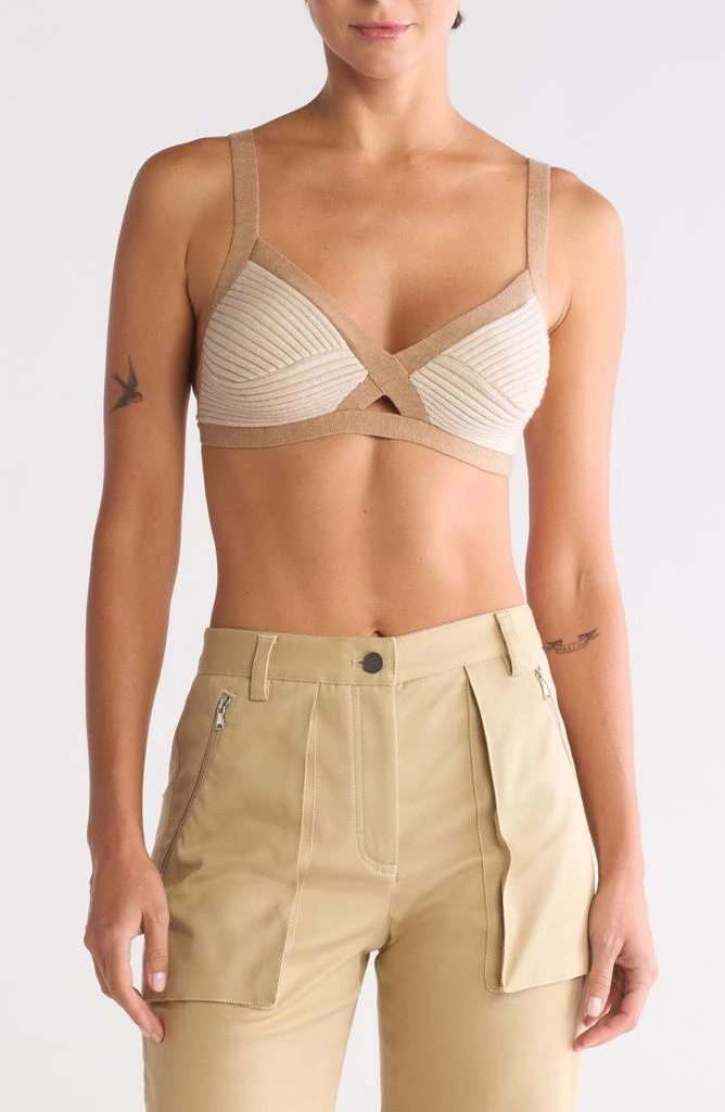 TWP Lette Wool Sweater Bralette 1