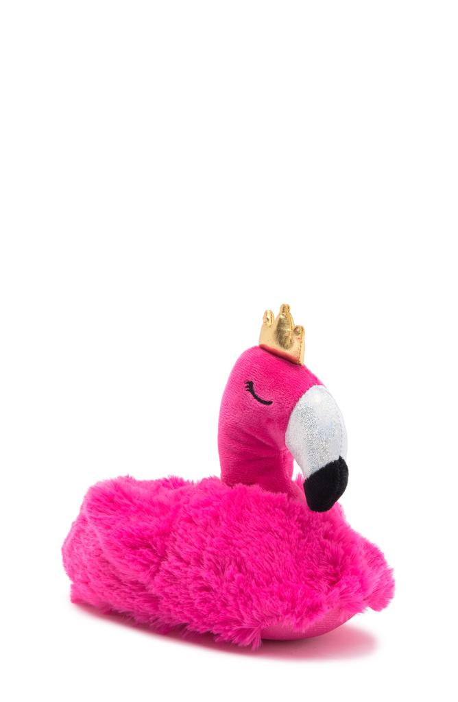 Harper Canyon Kids' Flamingo Faux Fur Slipper