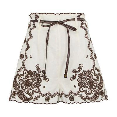 Zimmermann Ascension embroidered shorts 1