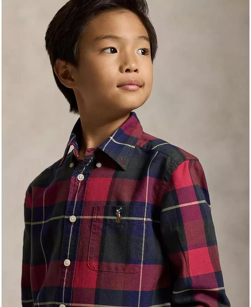 Ralph Lauren Boys
8-20 Plaid Cotton Oxford Shirt 3