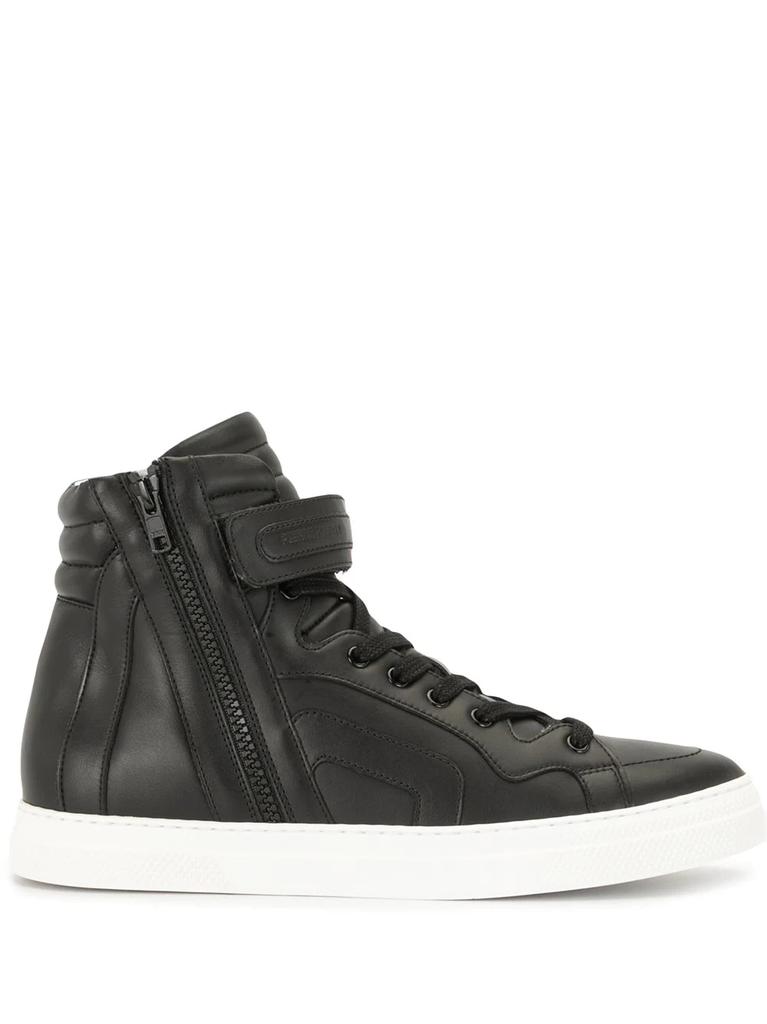 PIERRE HARDY hi-top lace-up trainers - men