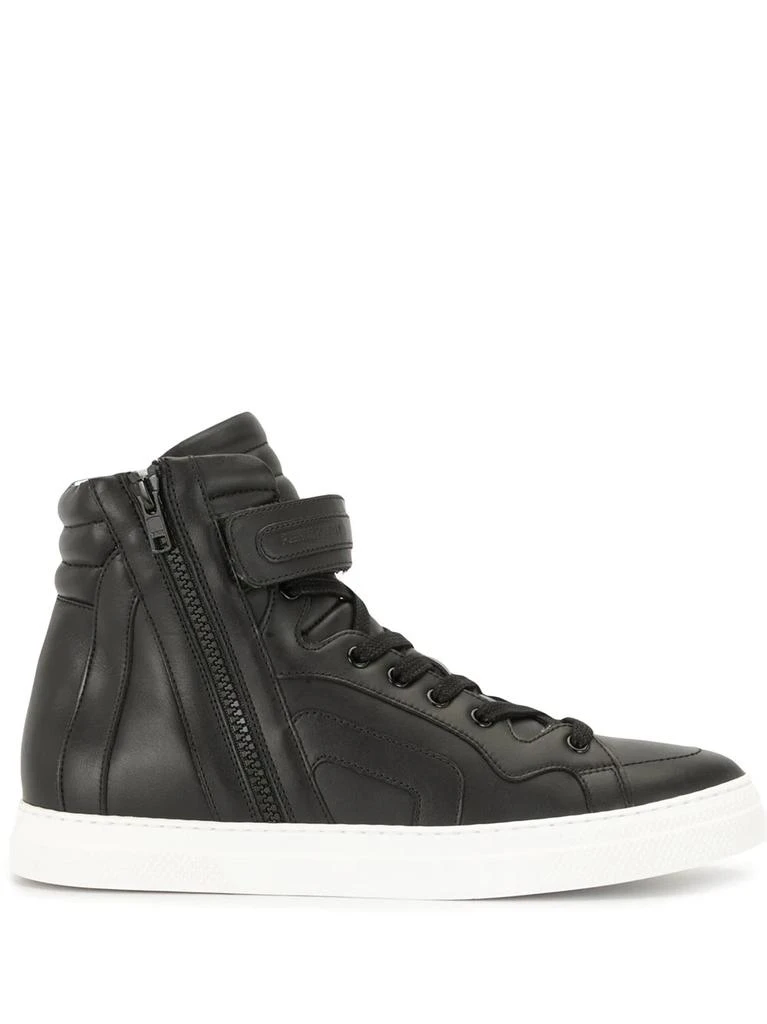 PIERRE HARDY hi-top lace-up trainers - men 1