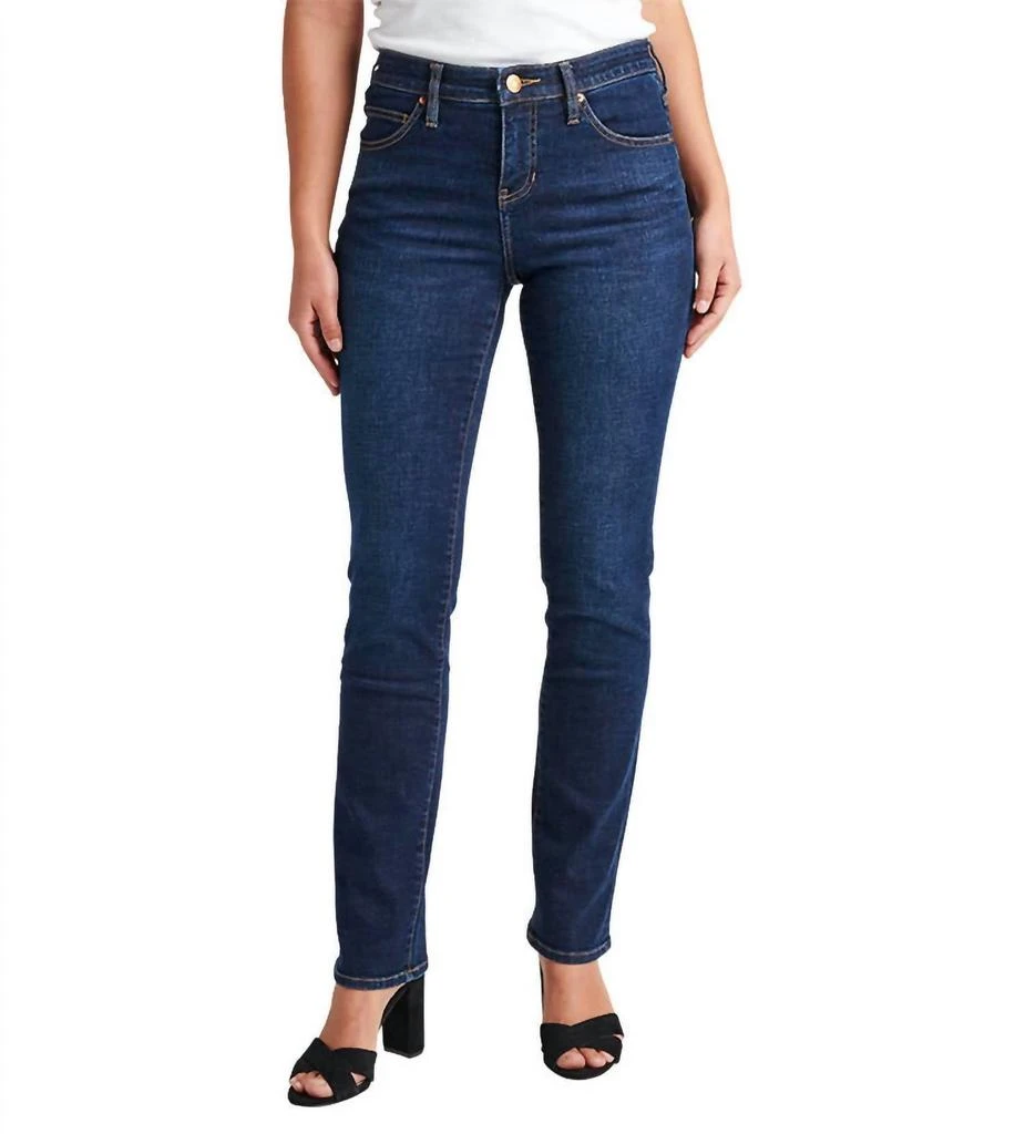 JAG Ruby Mid Rise Straight Leg Jeans In Night Breeze 4
