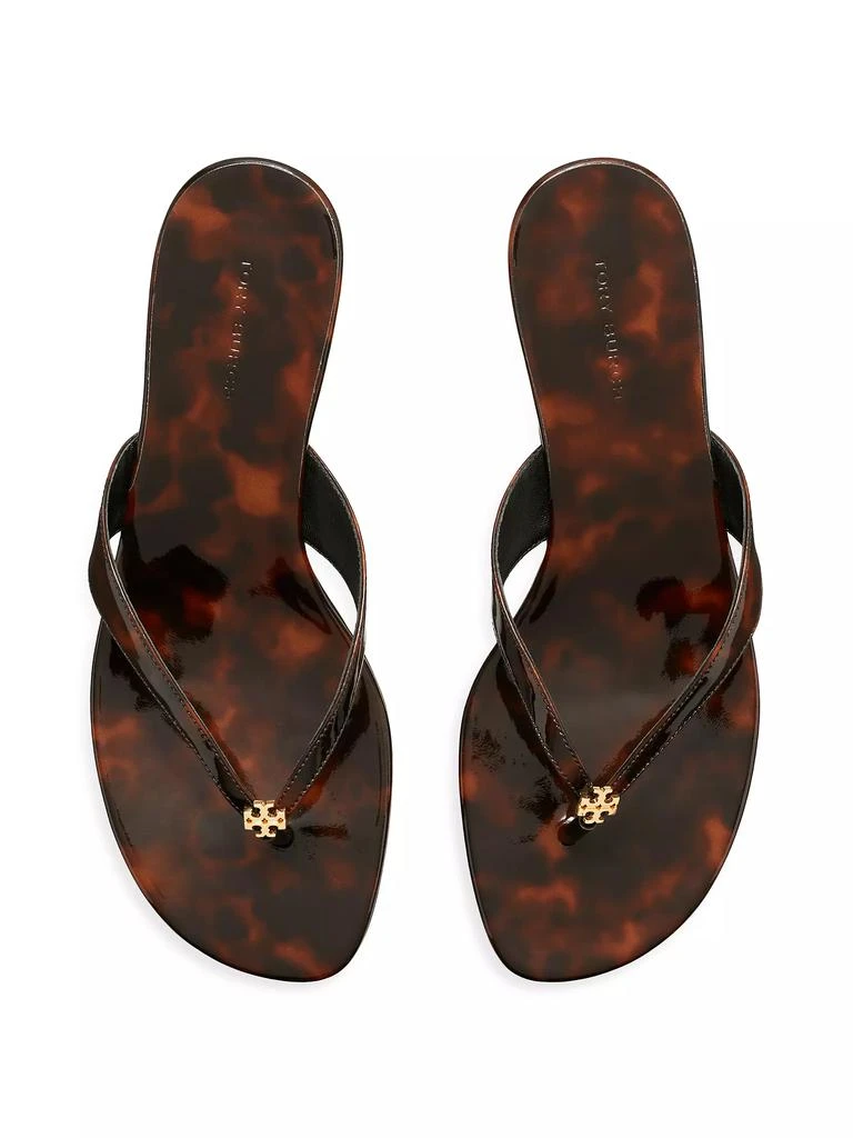 Tory Burch Capri 35MM Leather Kitten-Heel Sandals 3