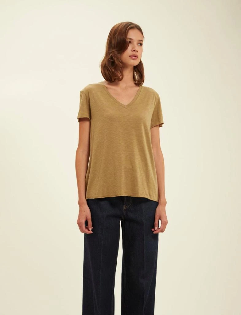 INES DE LA FRESSANGE PARIS Katalina khaki T-shirt 4