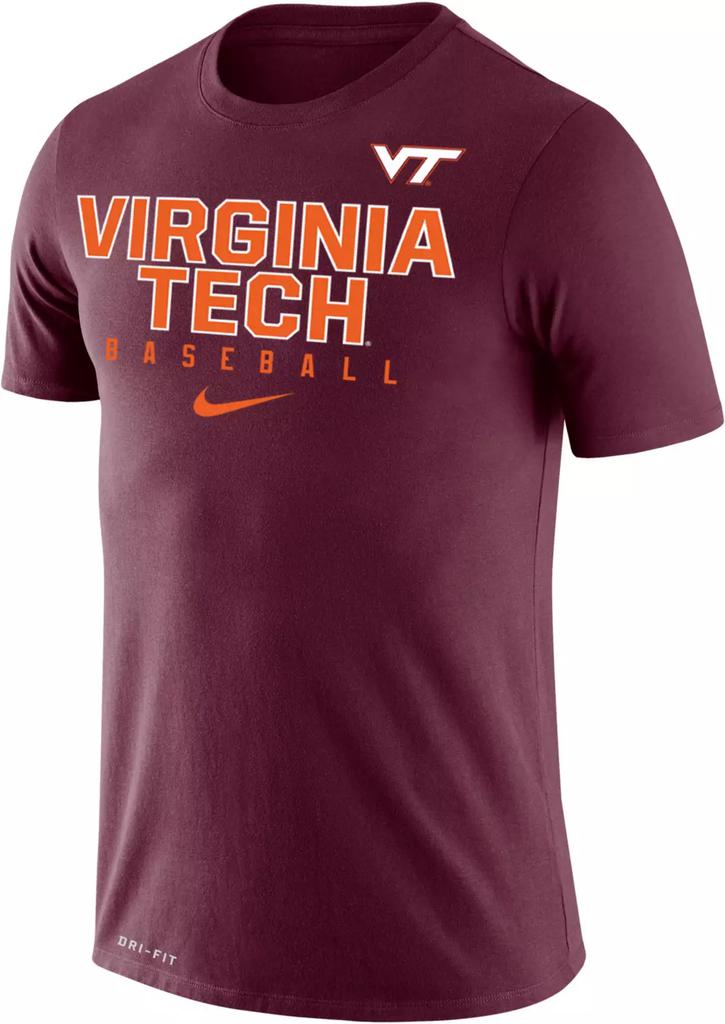 virginia tech nike dri fit shirt