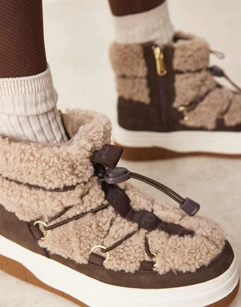 Pajar Pajar Janie Low snow boot in brown 4