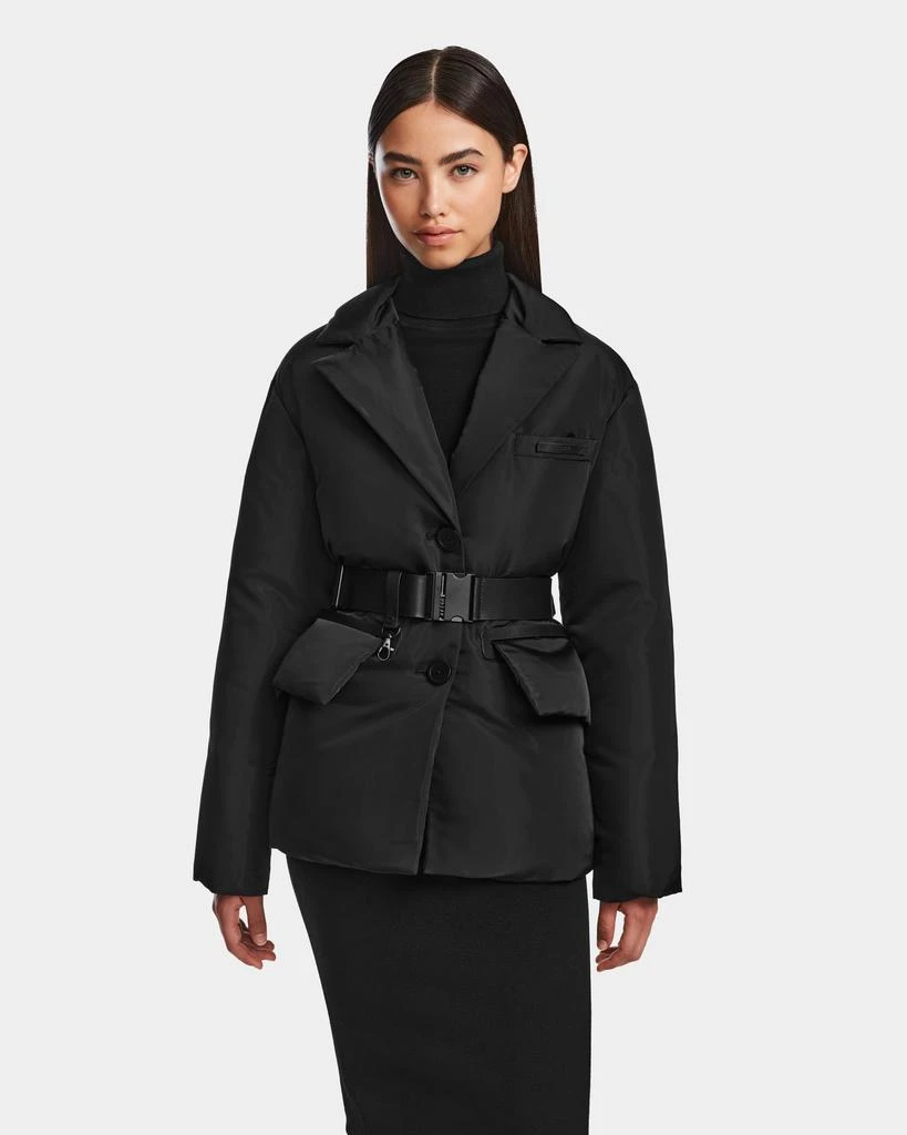 RUDSAK PAOLA WOMEN'S DOWN BELTED BLAZER PUFFER JACKET 6