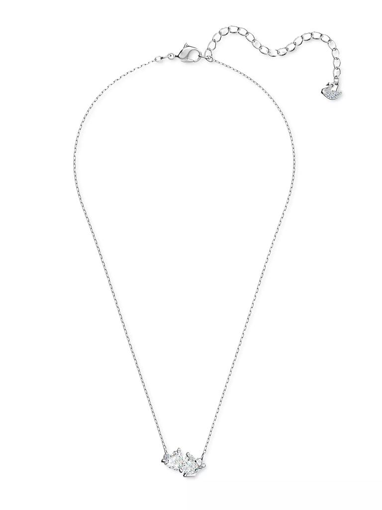 Swarovski Attract Rhodium-Plated Swarovski Crystal Heart Soul Necklace