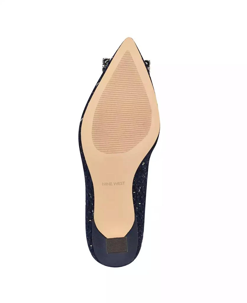Nine West Women's Jaquee Pointy Toe Embellished Dress Pumps 5