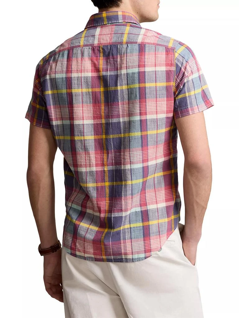 Ralph Lauren Madras Plaid Short-Sleeve Sport Shirt 4