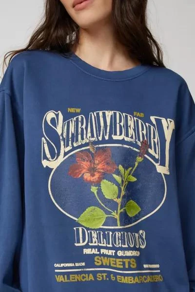 Urban Outfitters Strawberry Pullover Sweatshirt 2